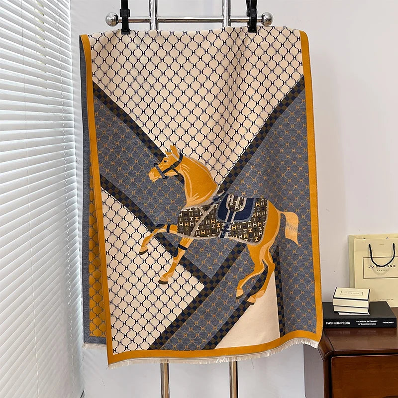 Cezanne Pashmina Scarf Yellow