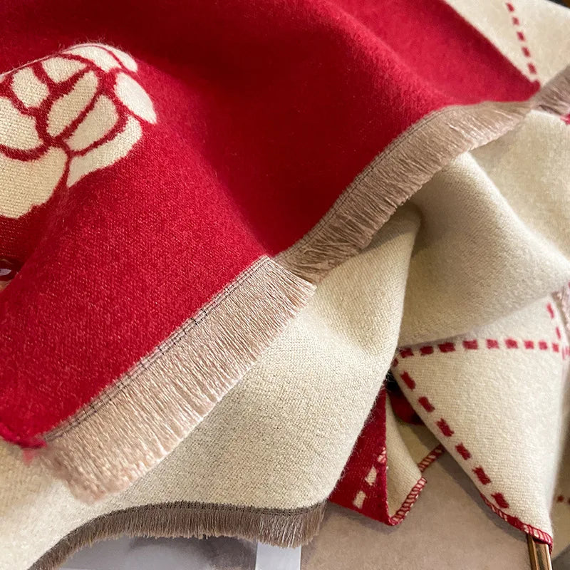 Pupa Pashmina Scarf Red