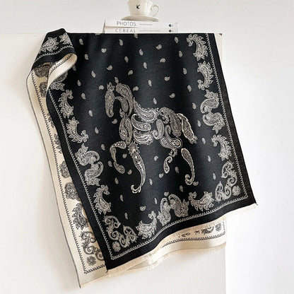 Cerise Pashmina Scarf Black