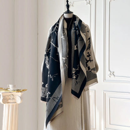 Biondina Pashmina Scarf Black