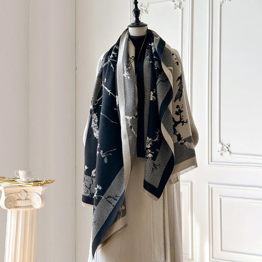 Biondina Pashmina Scarf Black