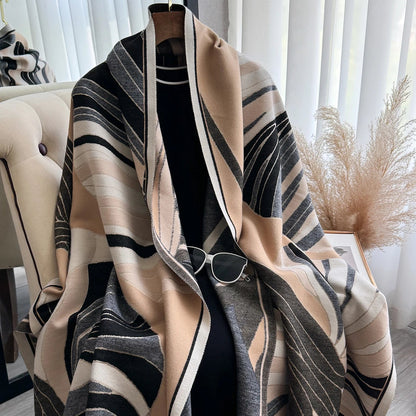 Lieta Pashmina Scarf Black