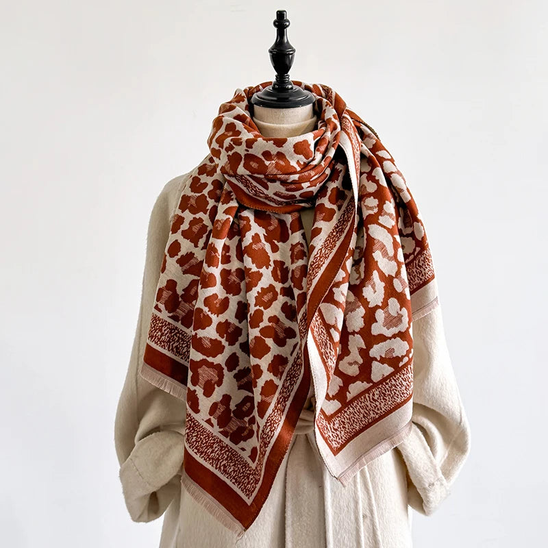 Tindara Pashmina Scarf Tangerine