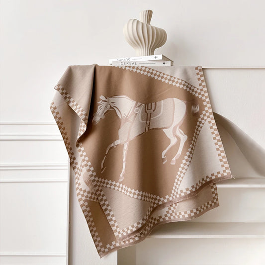 Piona Pashmina Scarf Khaki