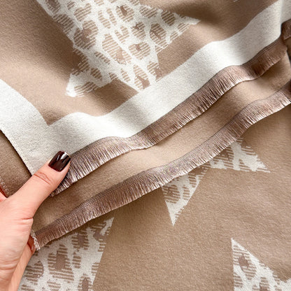 Stellia Pashmina Scarf Khaki