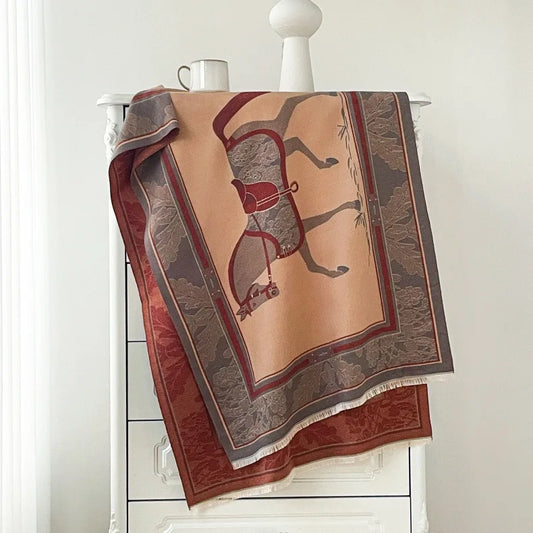 Aria Pashmina Scarf Maroon