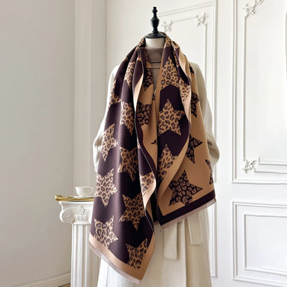 Stellia Pashmina Scarf Brown