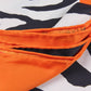 Zebra Wings Orange Silk Scarf / 90cm