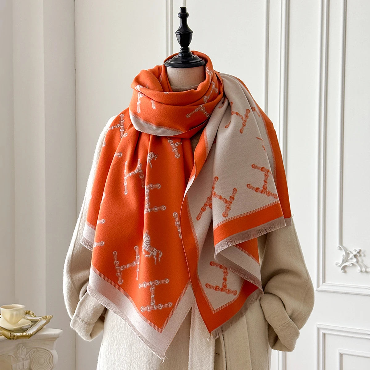Vivienne Pashmina Scarf Orange