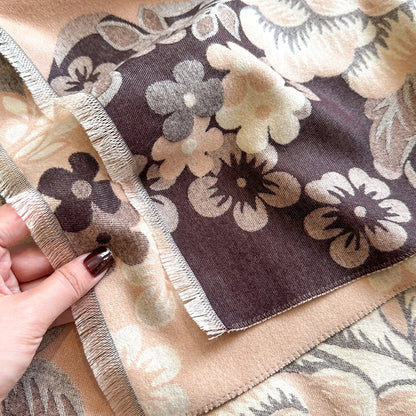 Bortola Pashmina Scarf Brown