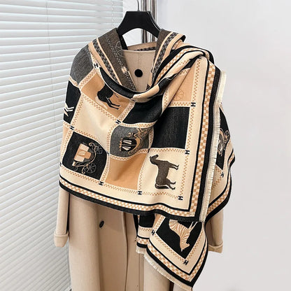 Lilou Pashmina Scarf Beige