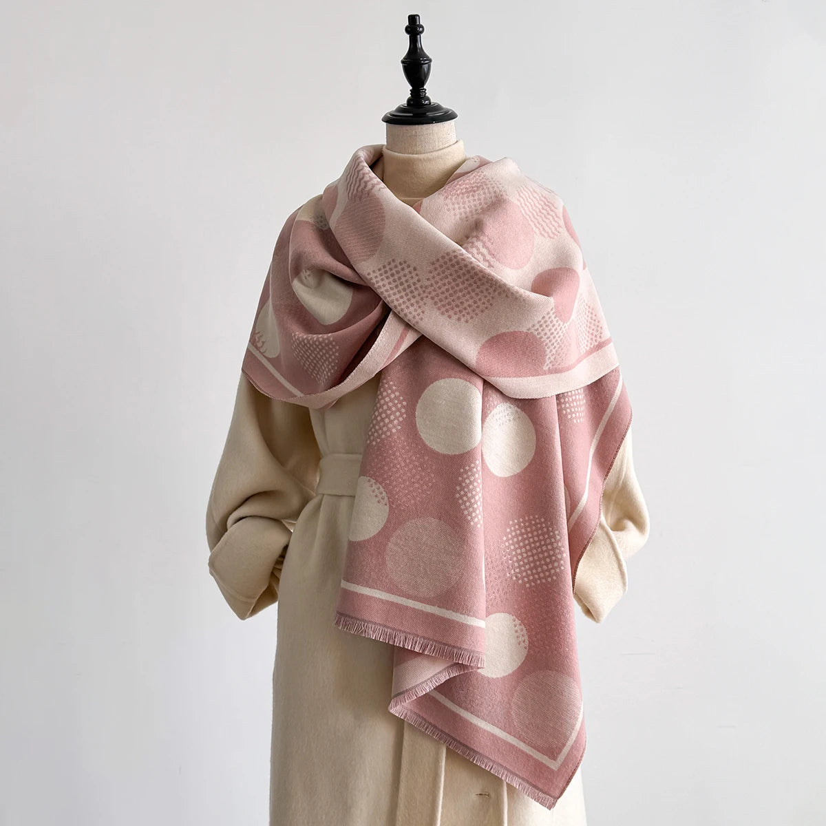 Ciretta Pashmina Scarf Pink