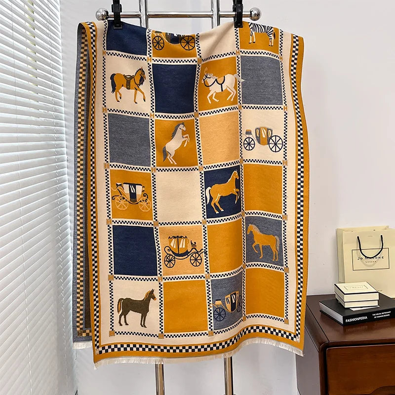 Lilou Pashmina Scarf Yellow