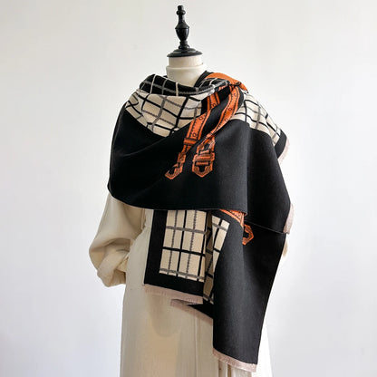 Ninette Pashmina Scarf Black