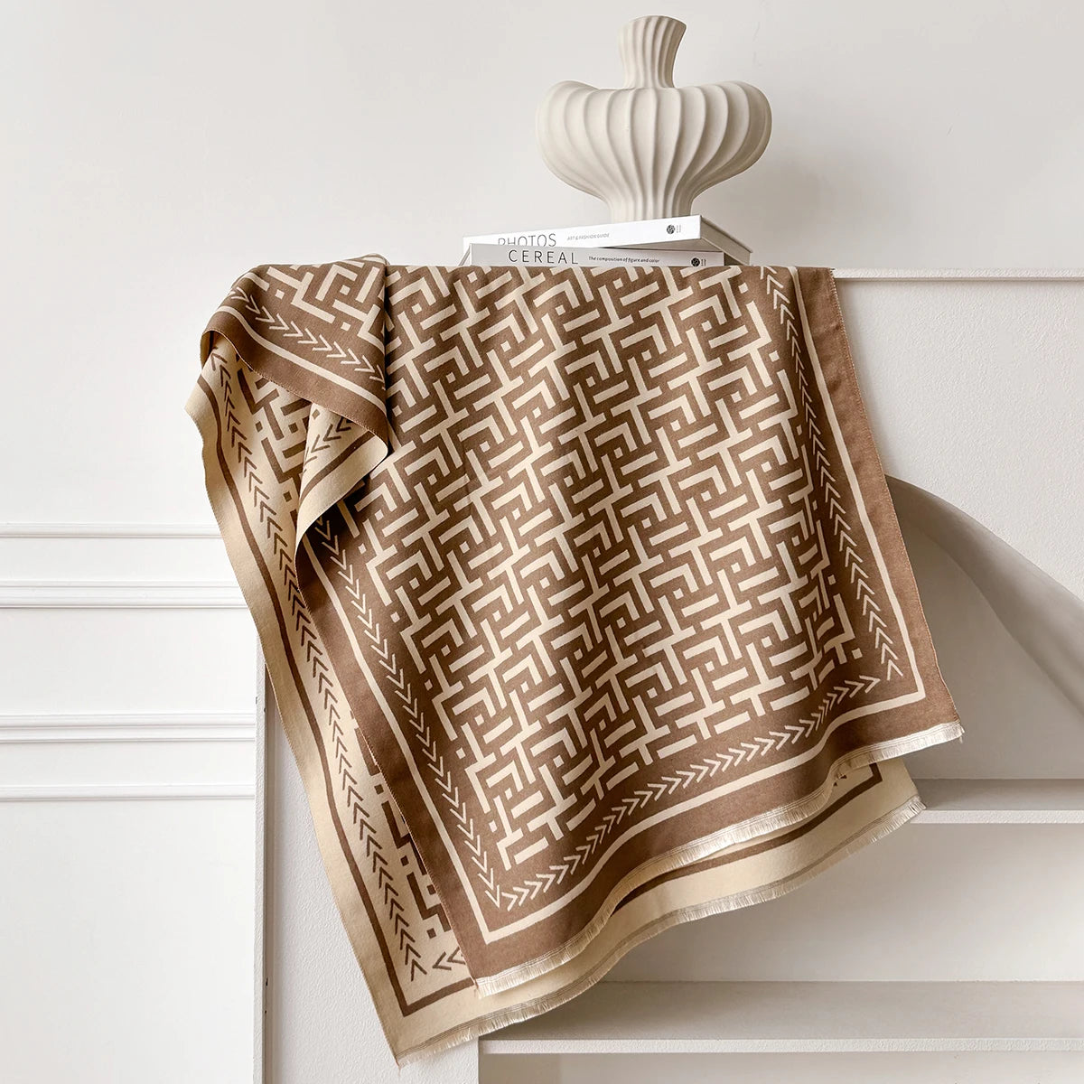 Grata Pashmina Scarf Khaki