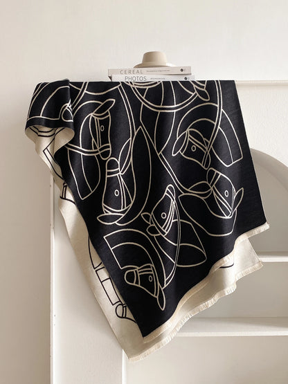 Sydney Pashmina Scarf Black