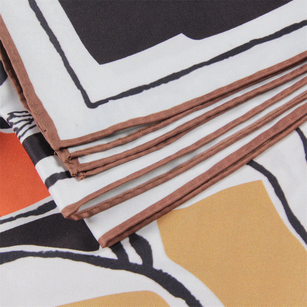 Horse Dancer Black Double Print Scarf / 90cm