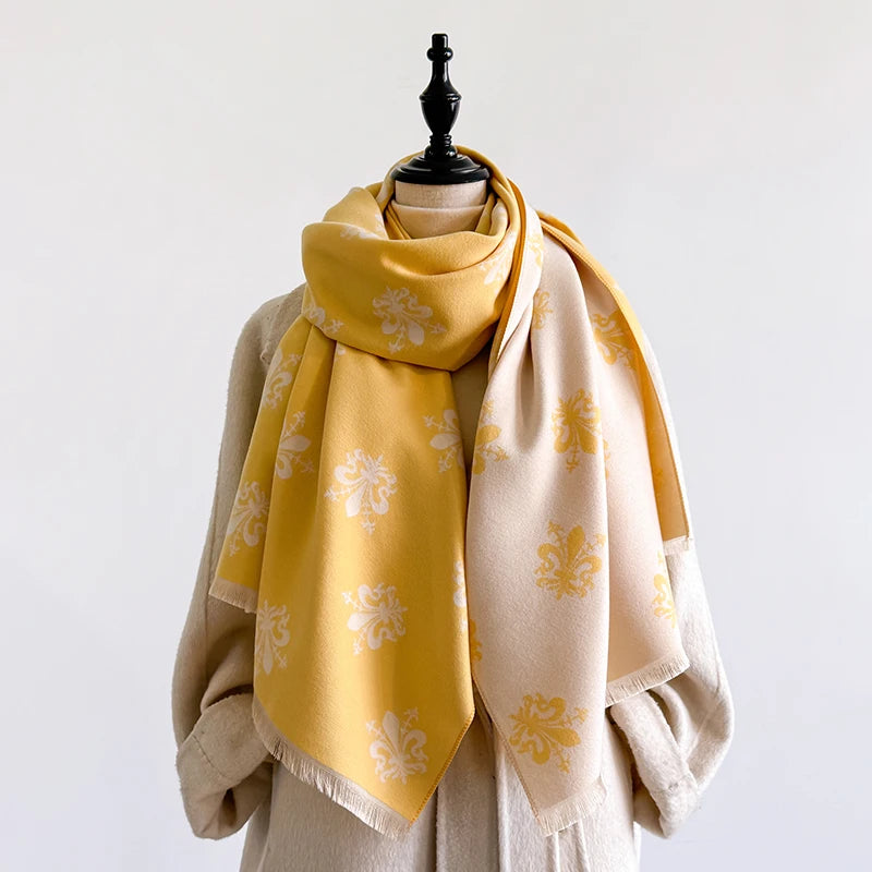 Isanna Pashmina Scarf Yellow