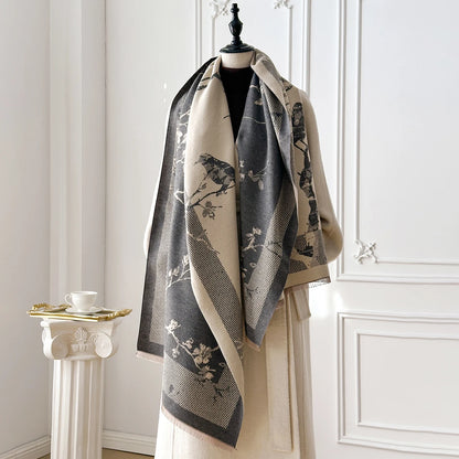 Biondina Pashmina Scarf Gray