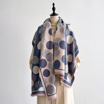 Ciretta Pashmina Scarf Blue
