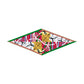 Reins Red Silk Diamond Scarf