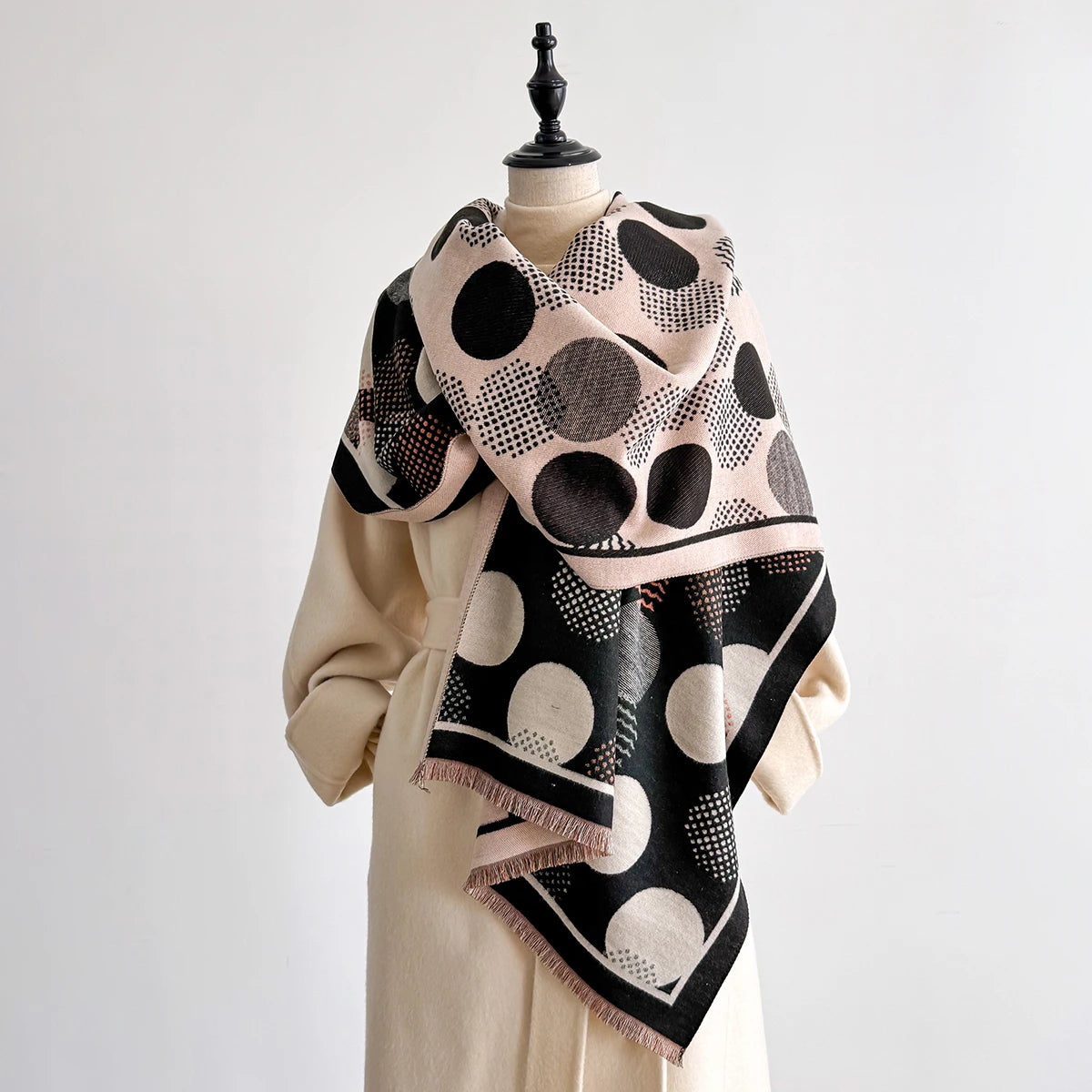 Ciretta Pashmina Scarf Black