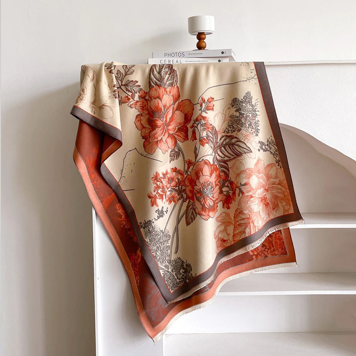 Claretta Pashmina Scarf Orange