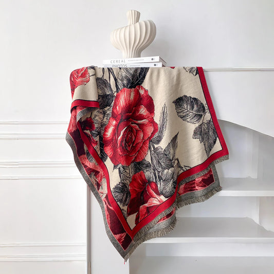 Rosella Pashmina Scarf Red