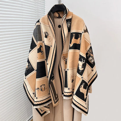 Lilou Pashmina Scarf Beige