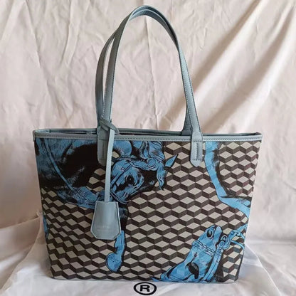 Lono Large Tote Bag with Horse Motif