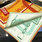 Saddle Yellow Double Print Scarf / 90cm