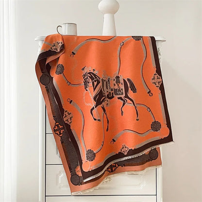 Nicia Pashmina Scarf Brown