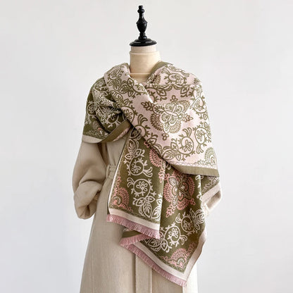 Floria Pashmina Scarf Green