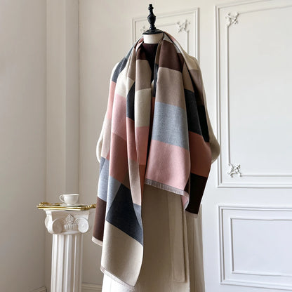 Cubo Pashmina Scarf Pink