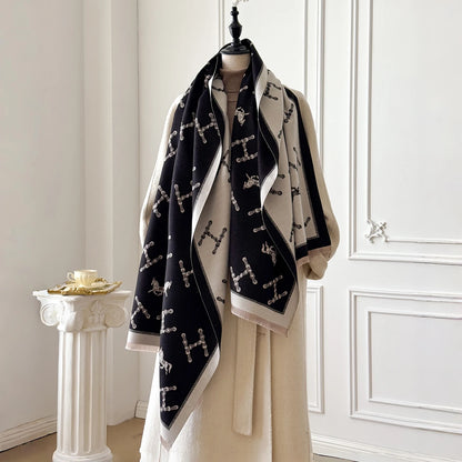 Vivienne Pashmina Scarf Black
