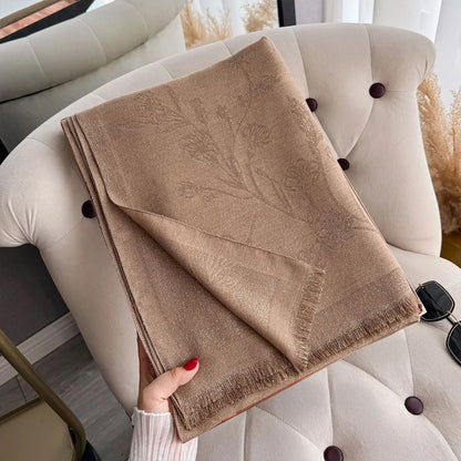 Greca Pashmina Scarf Cramel