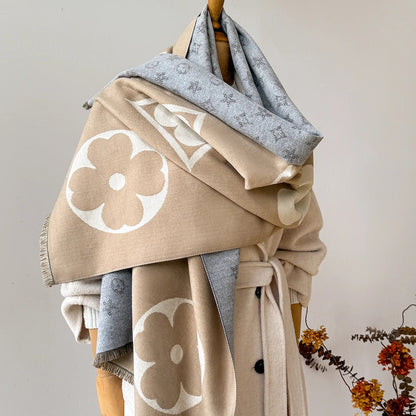 Donella Pashmina Scarf Khaki