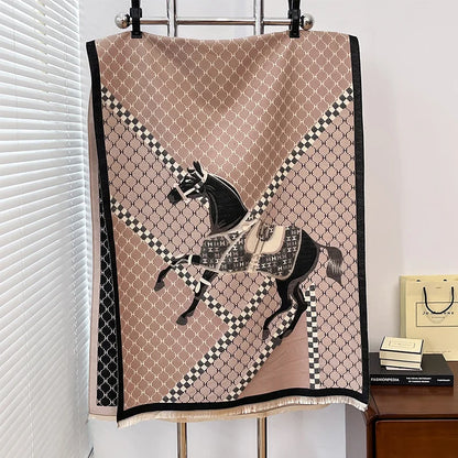 Cezanne Pashmina Scarf Coffee