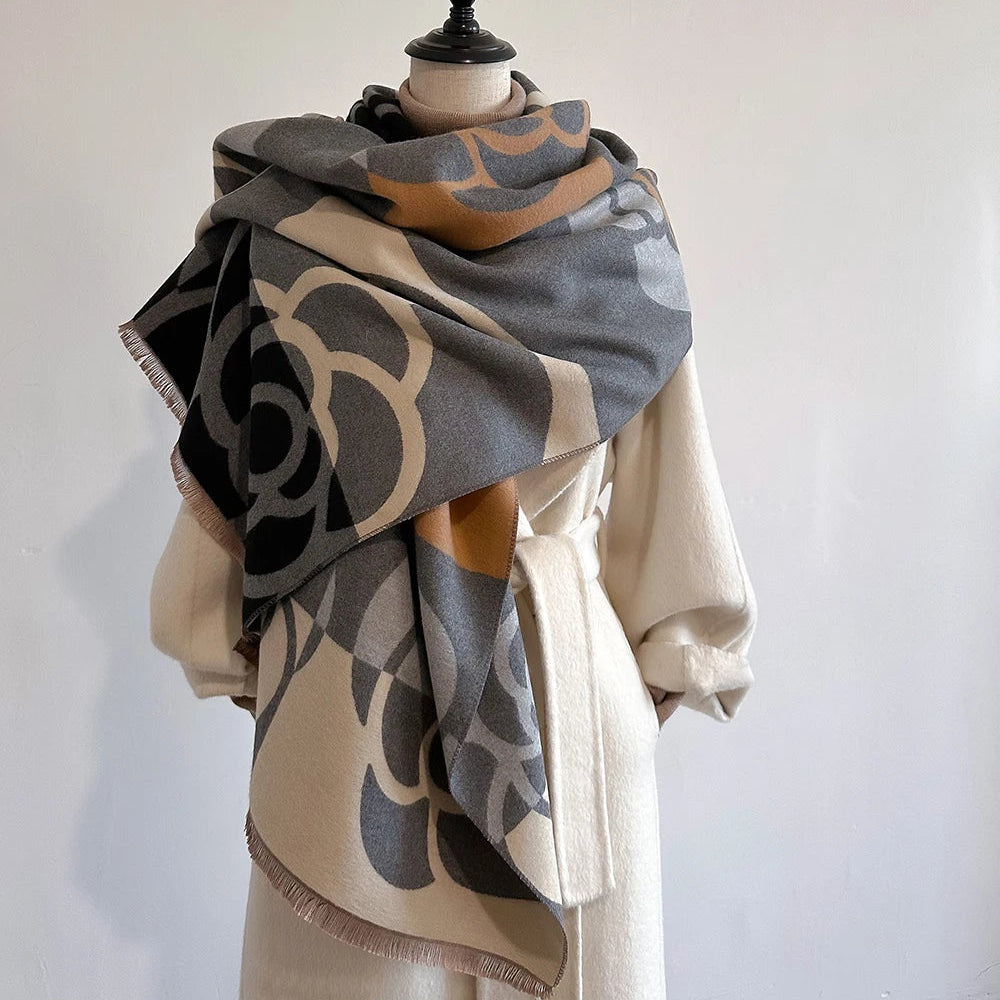Rosinella Pashmina Scarf Gray