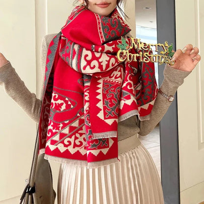 Trisola Pashmina Scarf Red