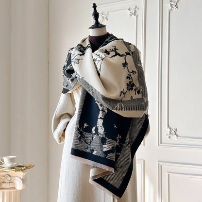 Biondina Pashmina Scarf Black