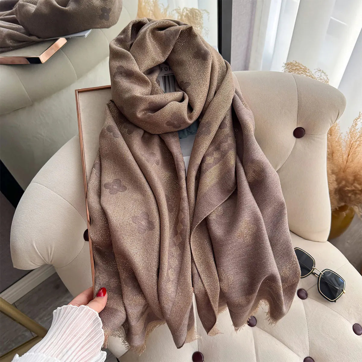 Gigia Pashmina Scarf Pink