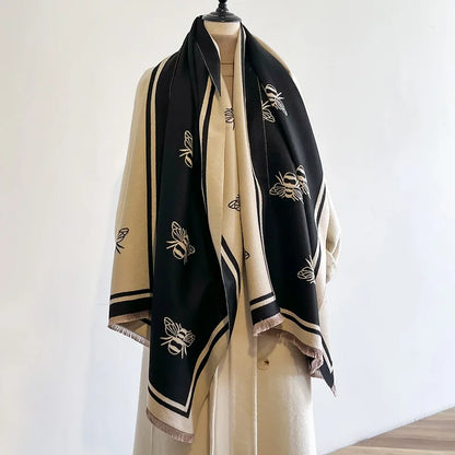 Appia Pashmina Scarf Black