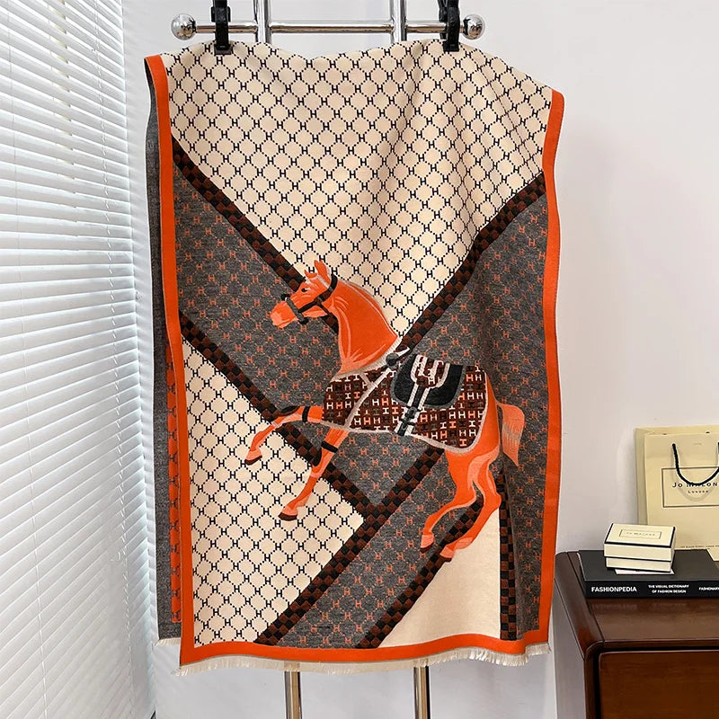 Cezanne Pashmina Scarf Orange