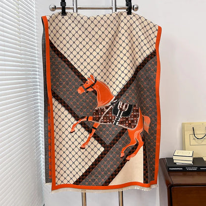Cezanne Pashmina Scarf Orange