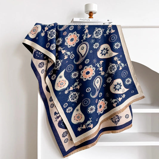 Sisinia Pashmina Scarf Blue