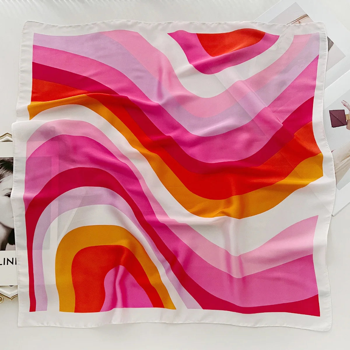 Isla Pink Scarf / 65cm
