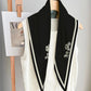 Carriage Black Silk Diamond Scarf