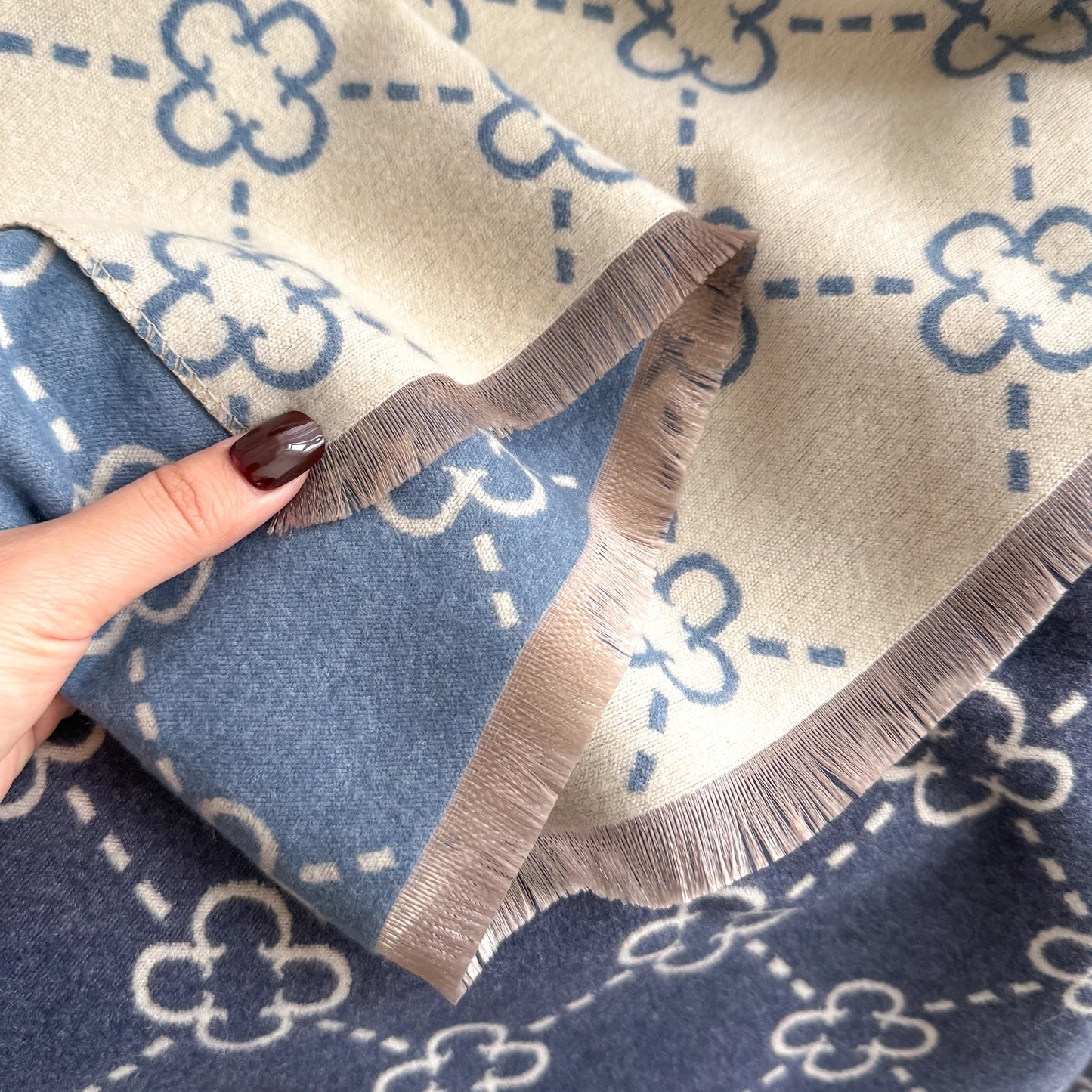 Arianna Pashmina Scarf Blue