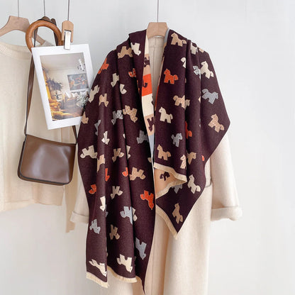 Char Pashmina Scarf Brown